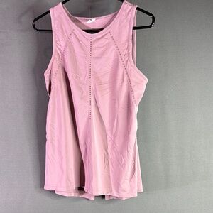 Athleta Pink Fitted Tank Top size medium